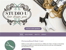 Tablet Screenshot of hairdesignu.com